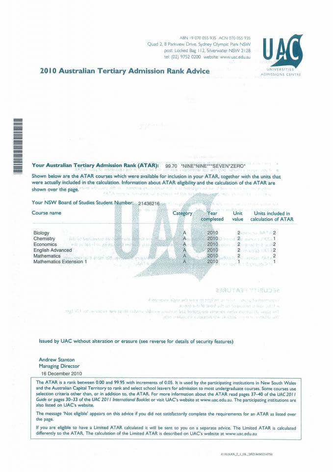 All About ATAR & Scaling HSC Matrix Education