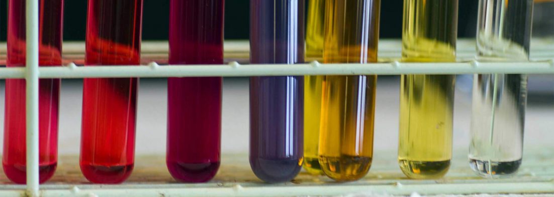 matrix education pH solution in test tub for blog on chemistry student must knows