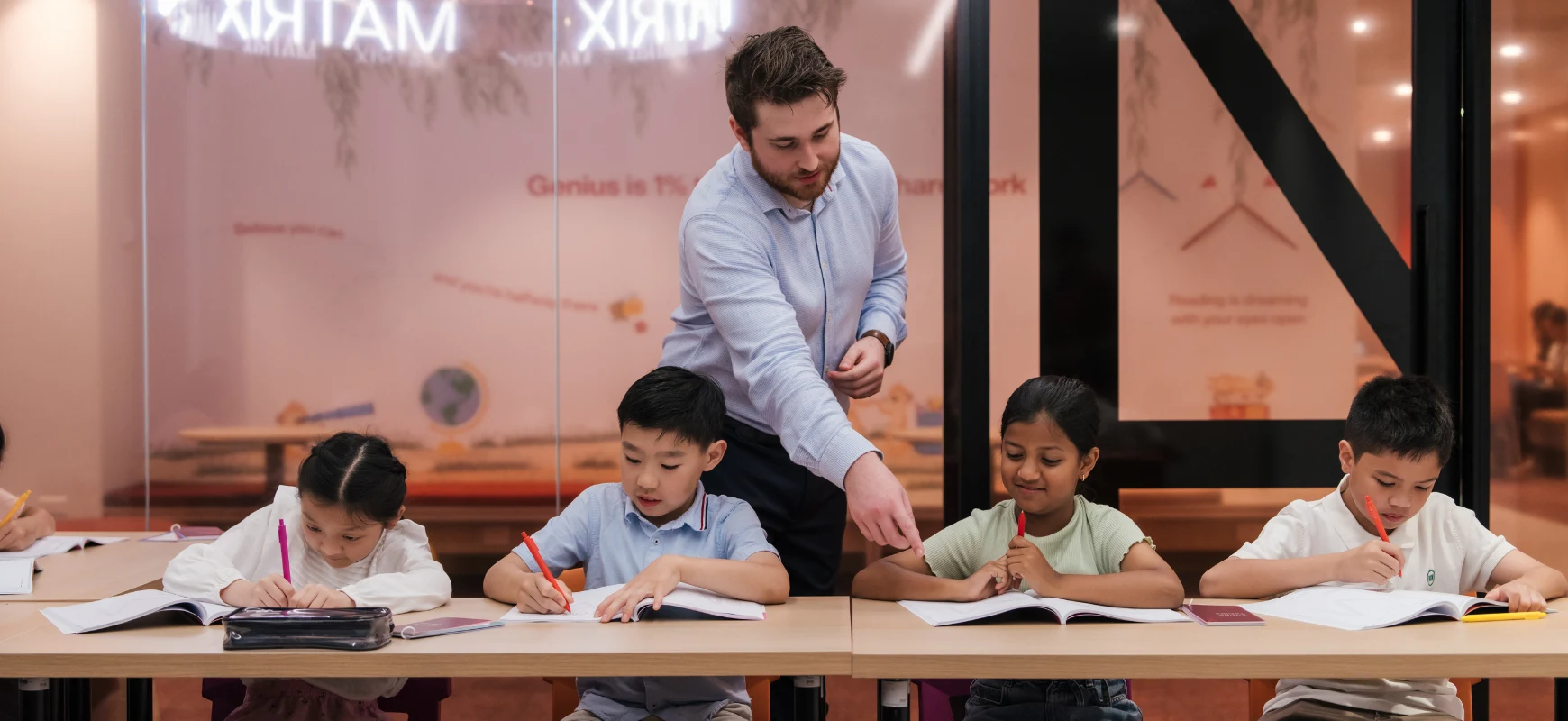 matrix education primary lachlan class writing skills