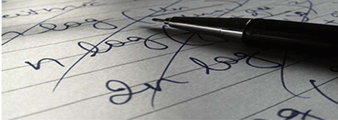 matrix education a pen on a piece of paper for choosing the right maths course for your child