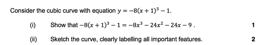 Image: Sample Year 10 Mathematics Problem