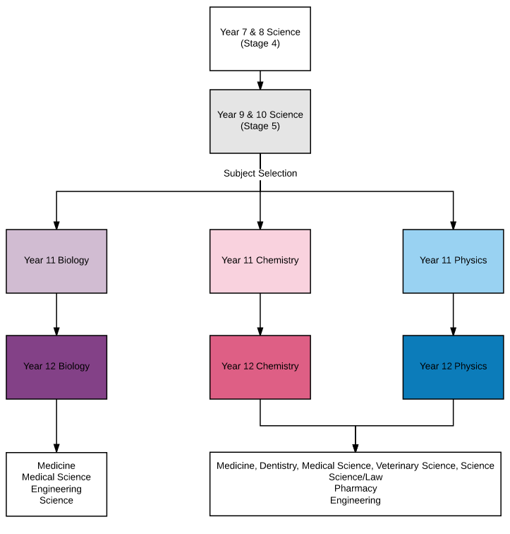 Science Progression Chart