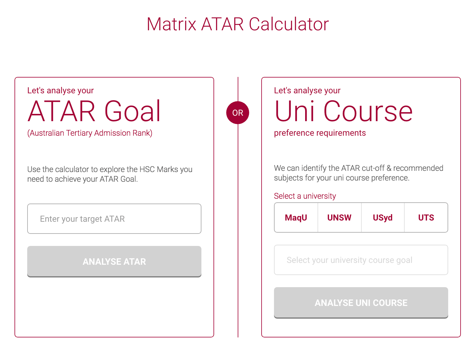 Atar calculator