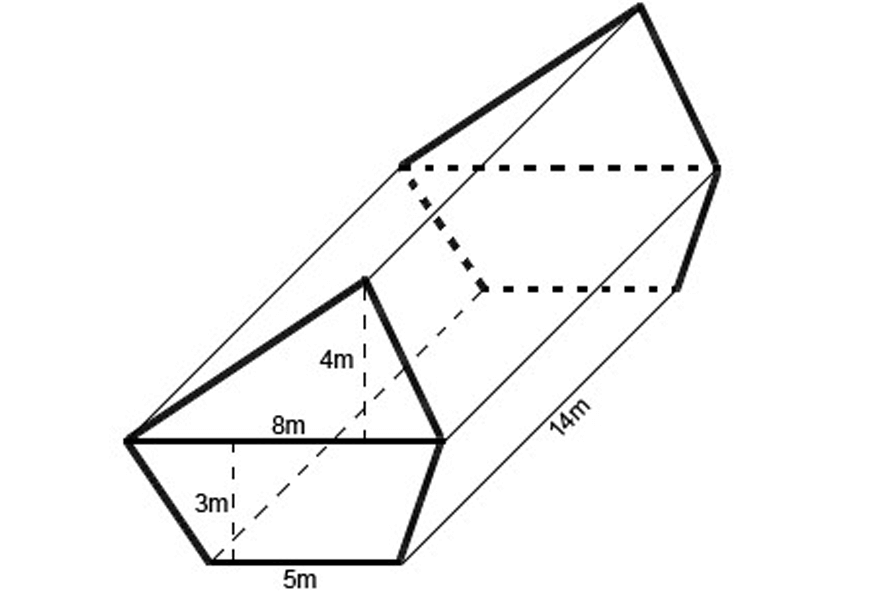 guide-maths-y-9-Volume-question-6-trapezoidal-connected-with-triangular-prism