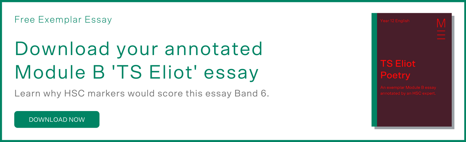 ts eliot essay band 6