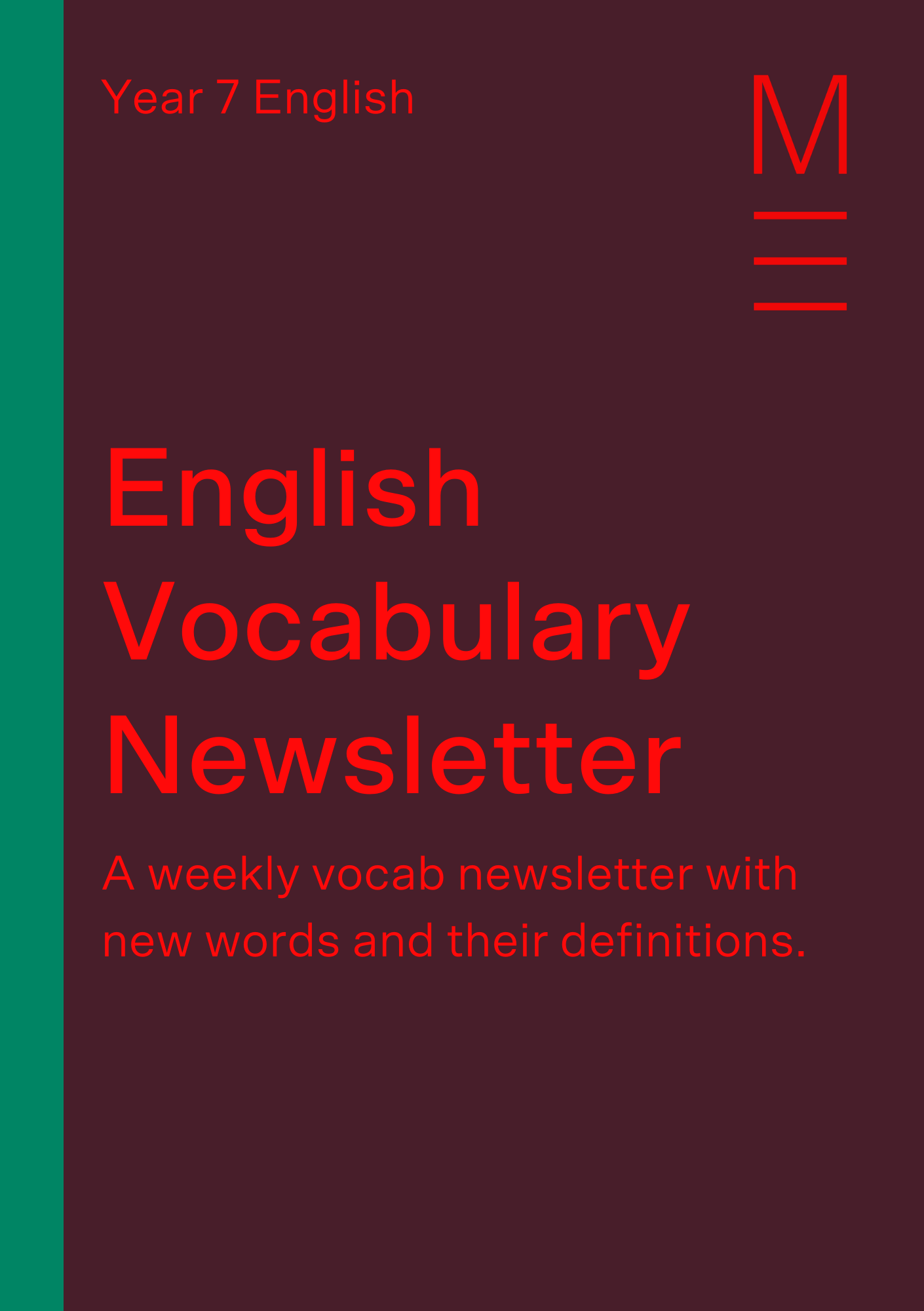 Year-7-English-Vocabulary-Newsletter-Book-cover