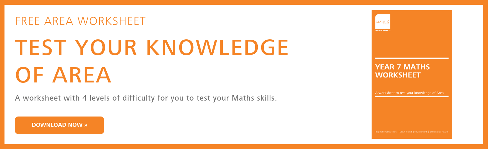 Part 6: Area | Year 7 Maths Guide | FREE WORKSHEET