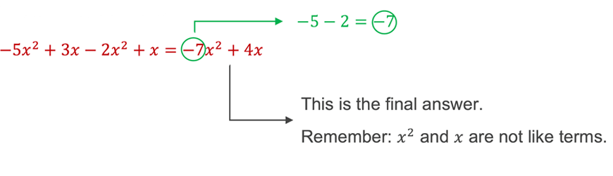 maths-guide-year-7-part-3-year-7-algebraic-techniques-addition-and-subtraction-collecting-like-terms-example-3-answer