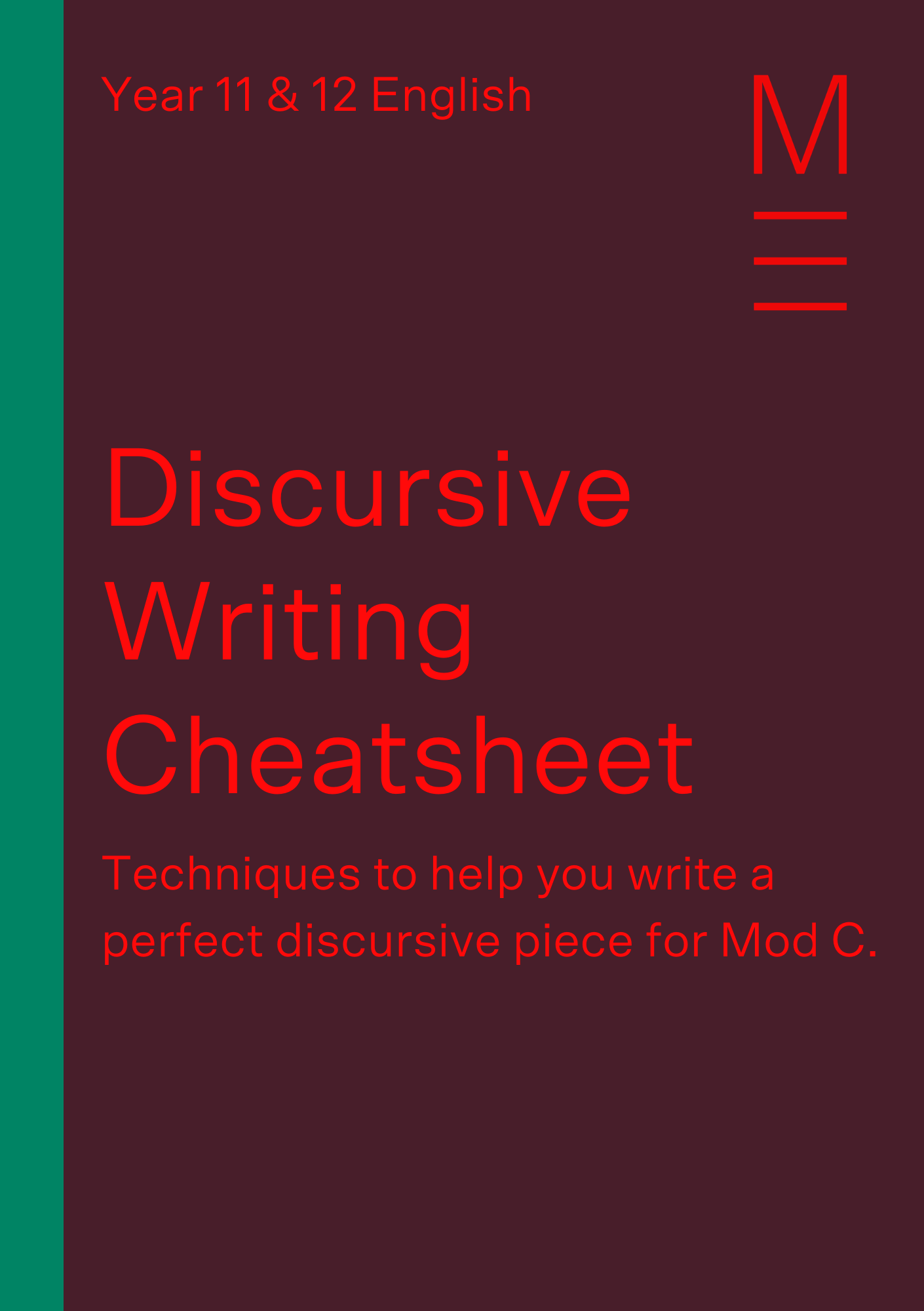 CO_English Covers DISCURSIVE CHEATSHEET