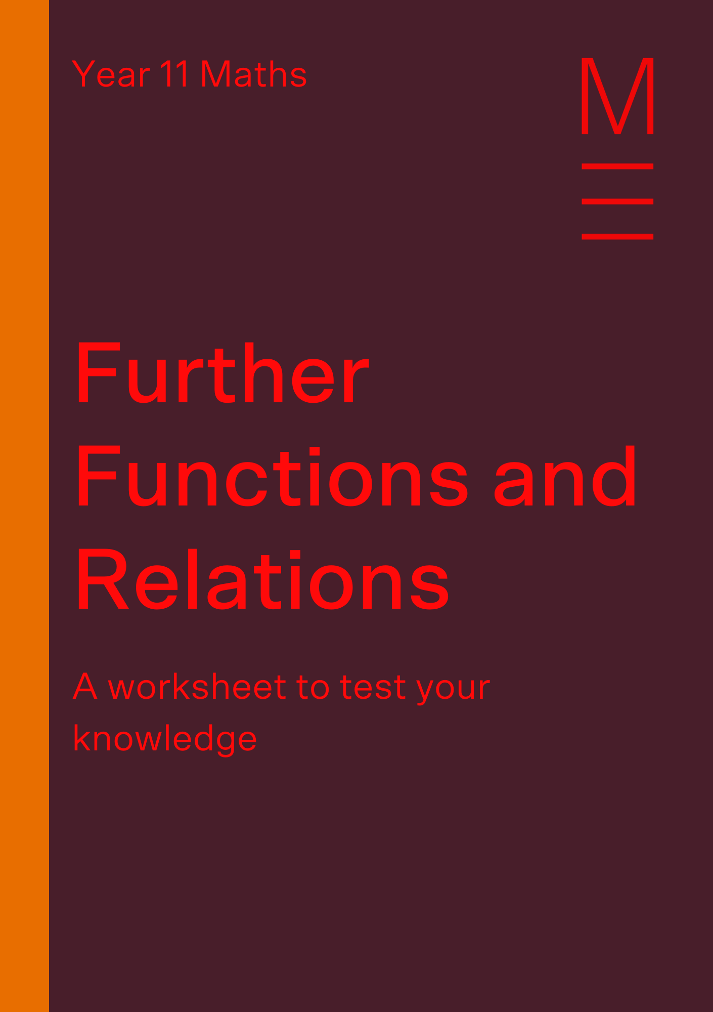 Part 3 Functional Mapping Further Functions and Relations