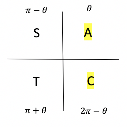 year 11 trigonometric functions table answer