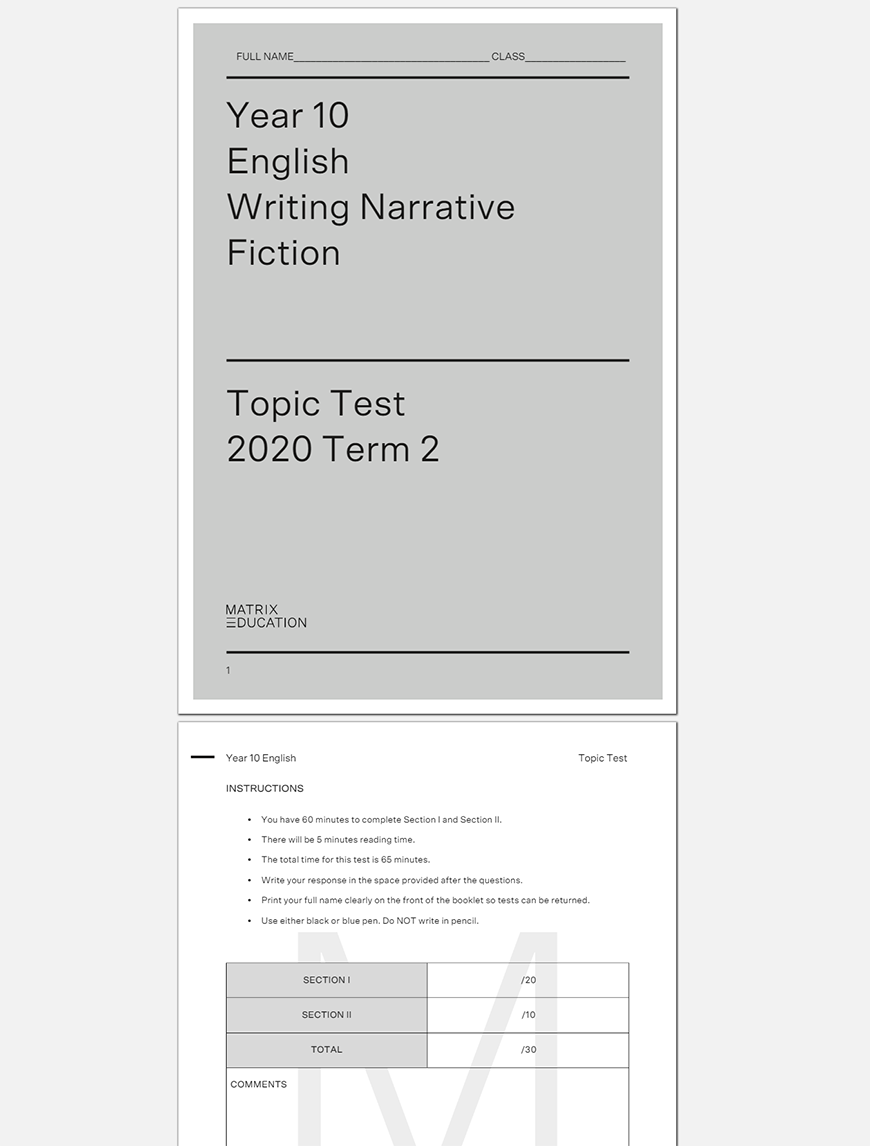 how-to-study-english-online-with-matrix+-topic-test-scrip-full-screen