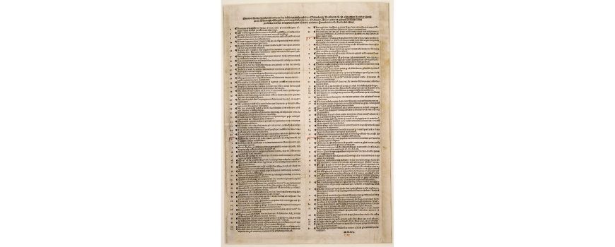 english blog context renaissance cheatsheet Luther's 95 theses