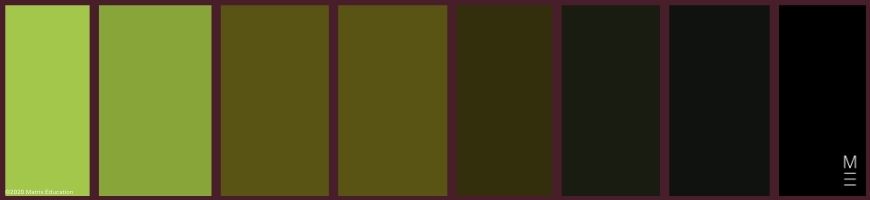 colour palette swatch princess mononoke