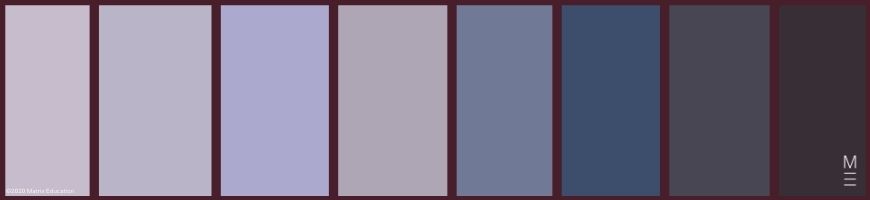 colour palette swatch truman show