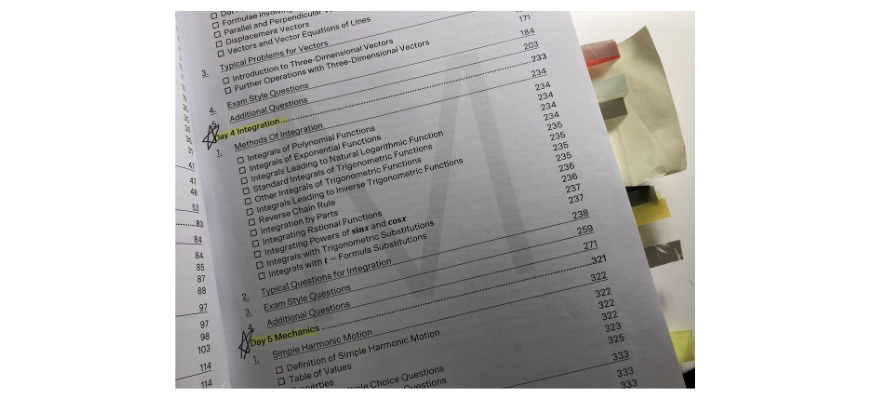 Alan's hacks for overcoming procrastination HSC TRPC book image