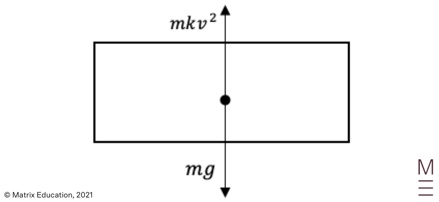 beginner_s-guide-to-year-12-extension2-maths-resisted_motion-worked_example-figure2 diagram