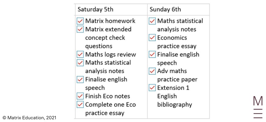 revision timetable assessment preliminary exams year 11 high school hacks