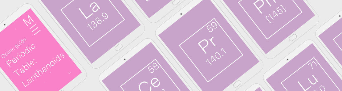 Periodic Lanthanoids series hero