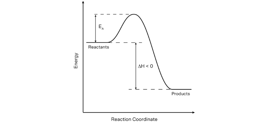 drivers of reactions mod 4 exothermic energy profile diagram