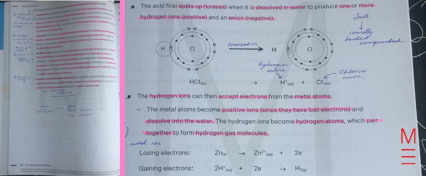 My Matrix Chemistry theory notes on covalent and ionic bonds