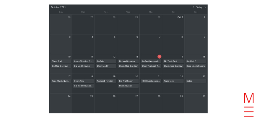 Jennifer's Hacks How I Am Preparing To Ace My HSC Science study timetable