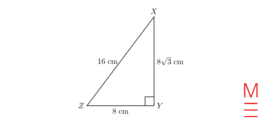 2021 HSC Maths Adv Exam Paper Solutions question 12b triangle diagram