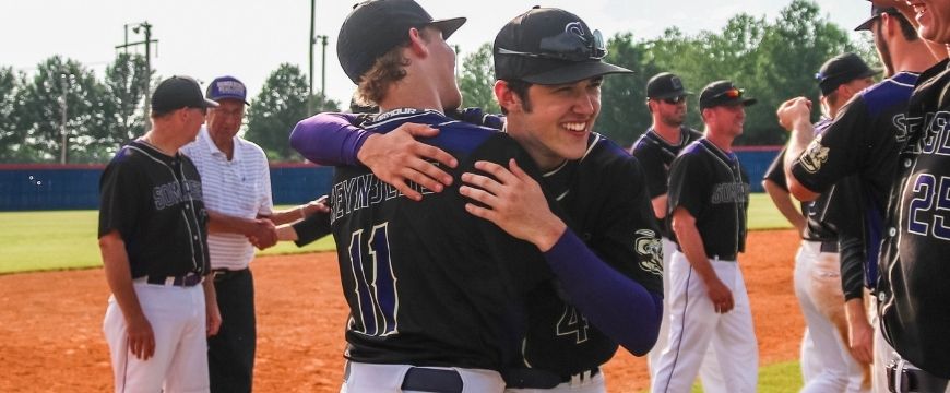 Staying Fit and Active for the HSC - student wellbeing articles - baseball boys hugging