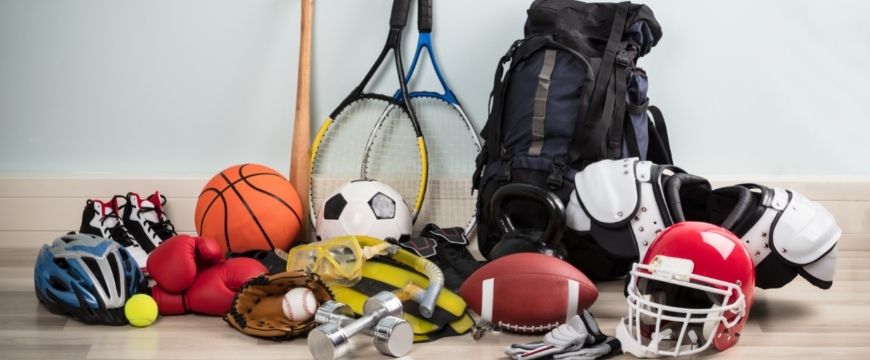 Staying Fit and Active for the HSC - student wellbeing articles - different sporting equipment