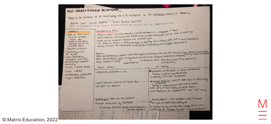 Caitlyn Tan's reflection and reattempt at her English Yearly Paper