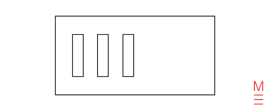 Library floor-plan in Year 3 multiplication practice question