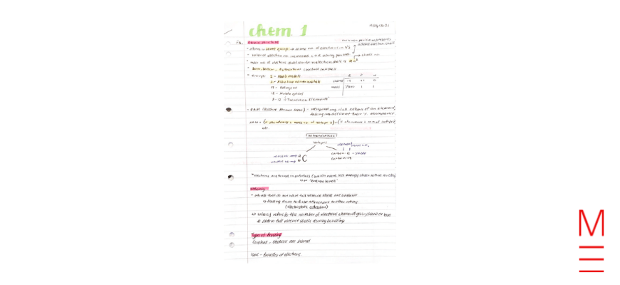 Sienna’s High School Hacks_ How to hit the A range every time with proper research and study chem notes