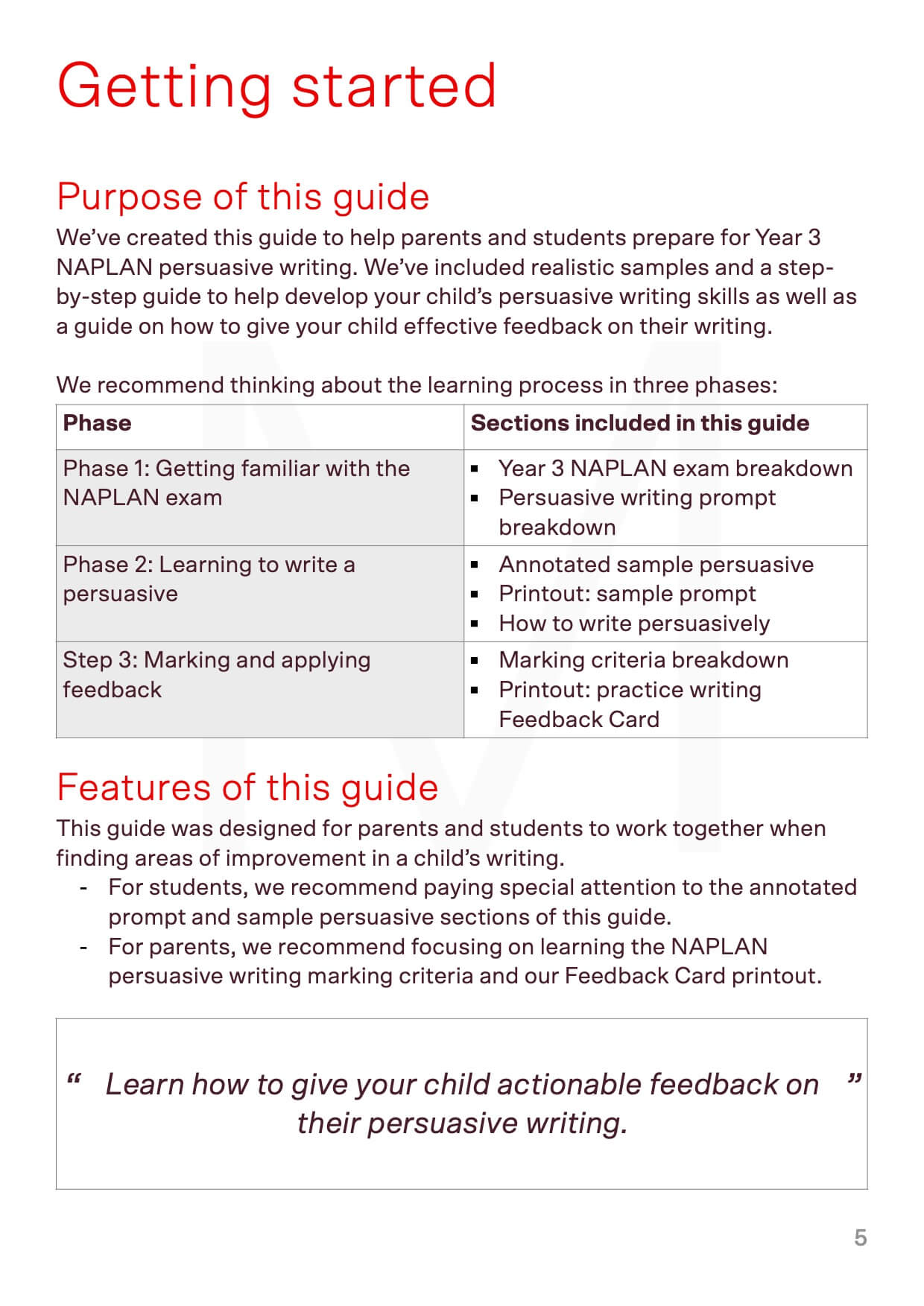 persuasive writing naplan marking guide