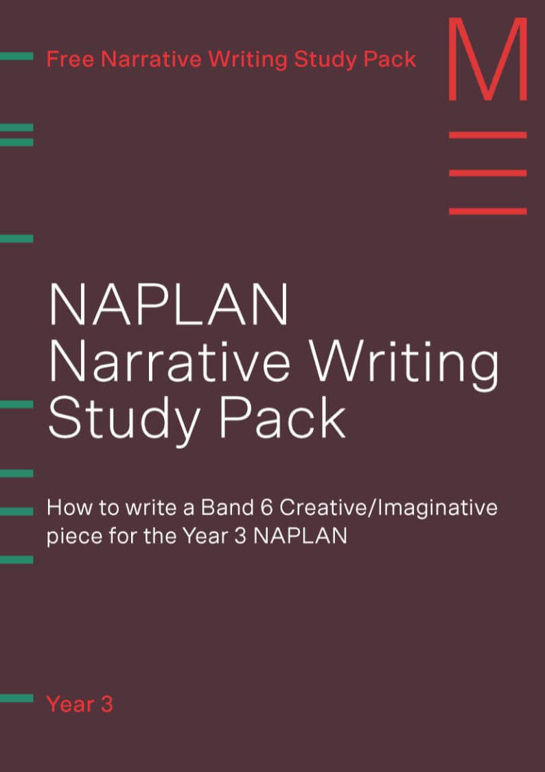 title page Download Your Free Year 3 NAPLAN Narrative Writing Study Pack