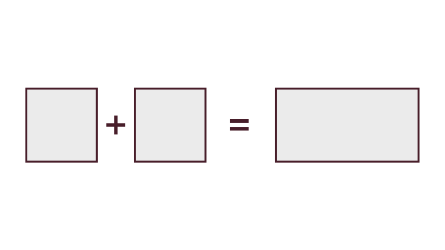 combining shapes OC test thinking skills