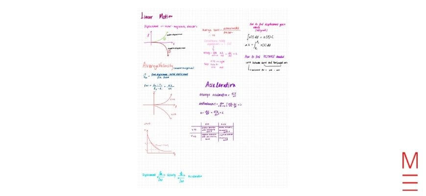 matrix education half-yearly exam hacks my physics notes