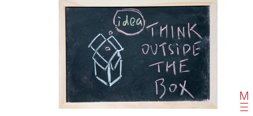 A sketch of thinking outside the box