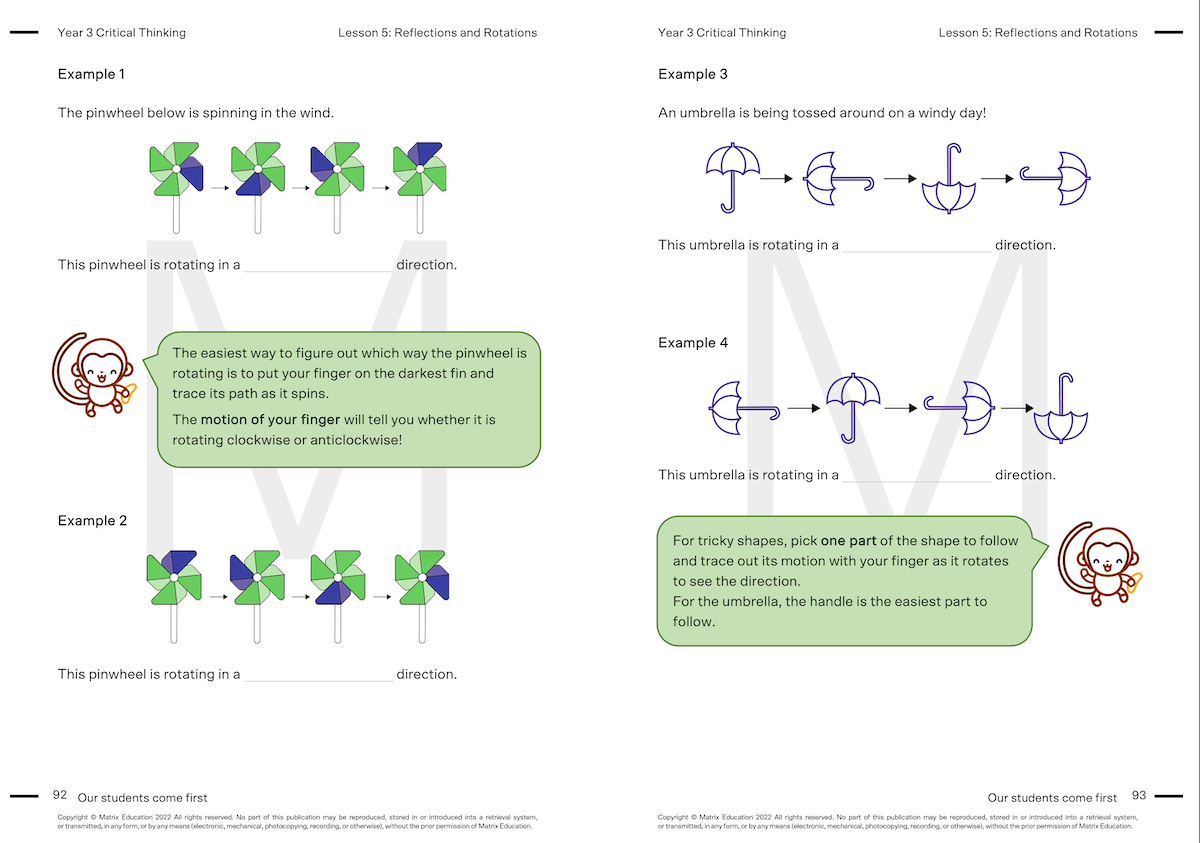 Y3 Critical Thinking Skills 1 - Rotation