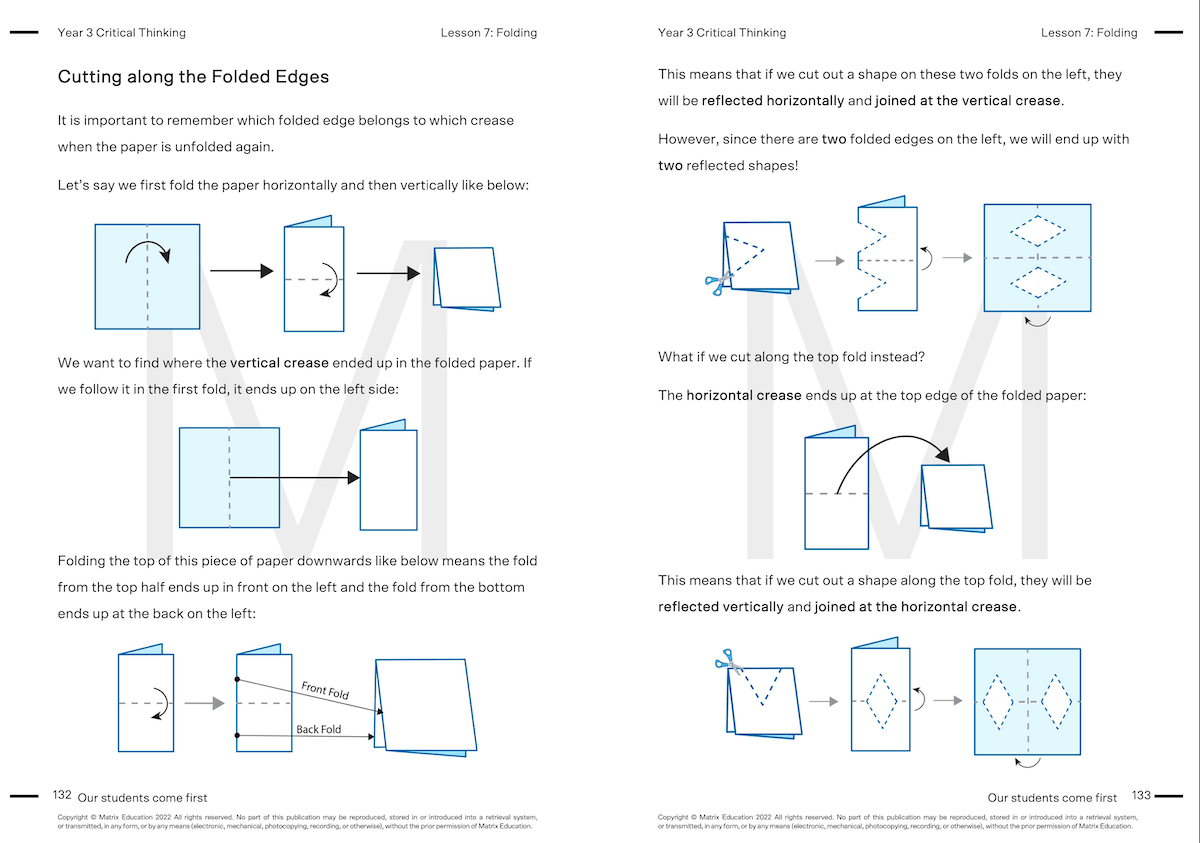 Y3 Critical Thinking Skills 4 - Folding