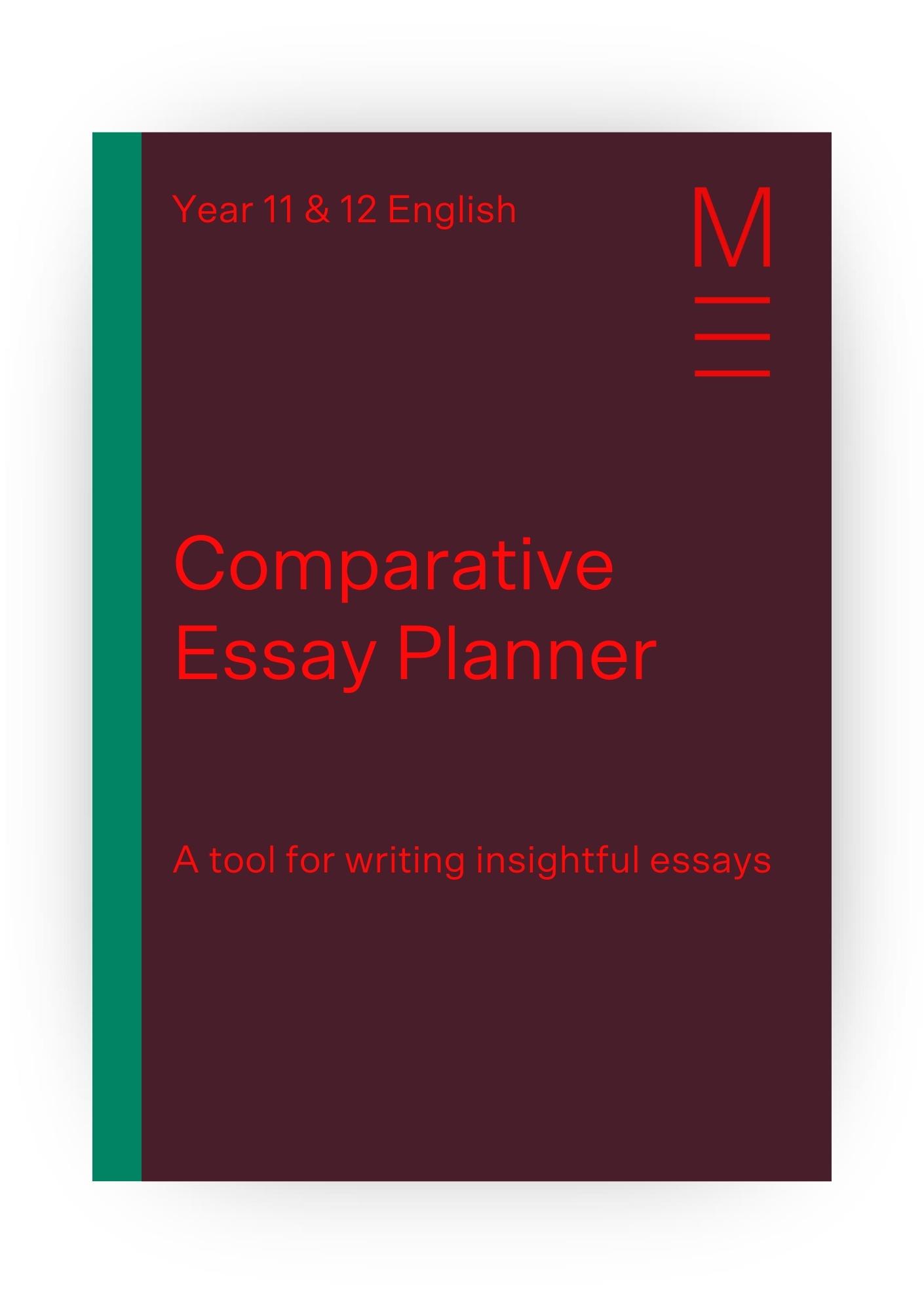 Free Comparative Essay Planner Downloadable