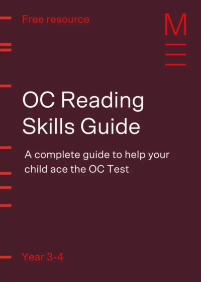 matrix education maroon book cover for oc reading skills guide