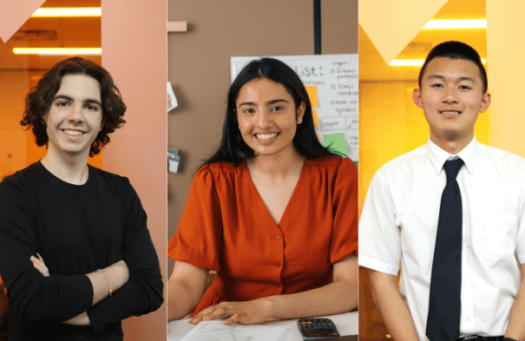Collage of top students enrolled in Matrix+ Online Courses