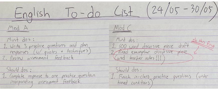 matrix education english to do list caitlyn blog