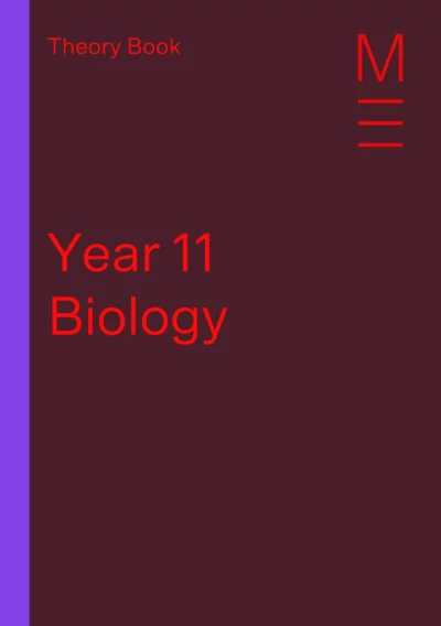 matrix education year 11 biology tutoring theory book