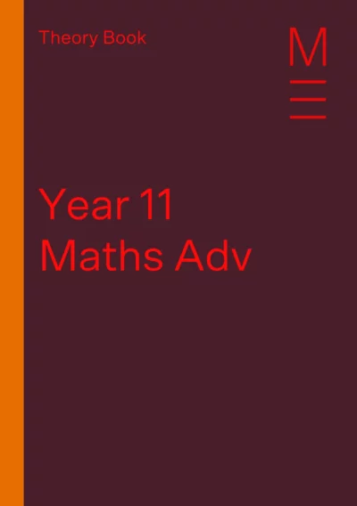 year 11 maths advanced tutoring theory book