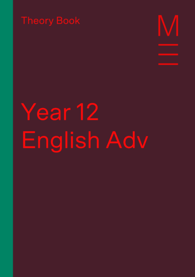 matrix education year 12 english advanced tutoring theory book