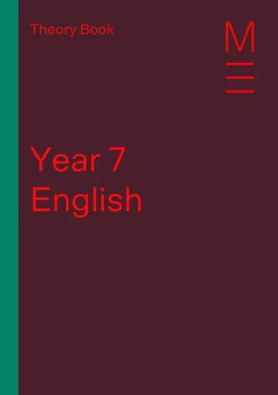 Matrix education year 7 english tutoring theory book