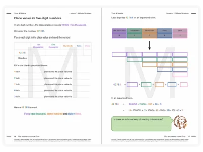 Matrix Education year 4 maths tutoring resource