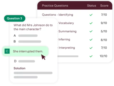 year 5 english tutoring practice questions