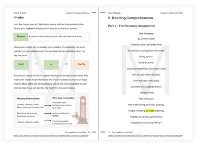 matrix education year 6 english theory book sample